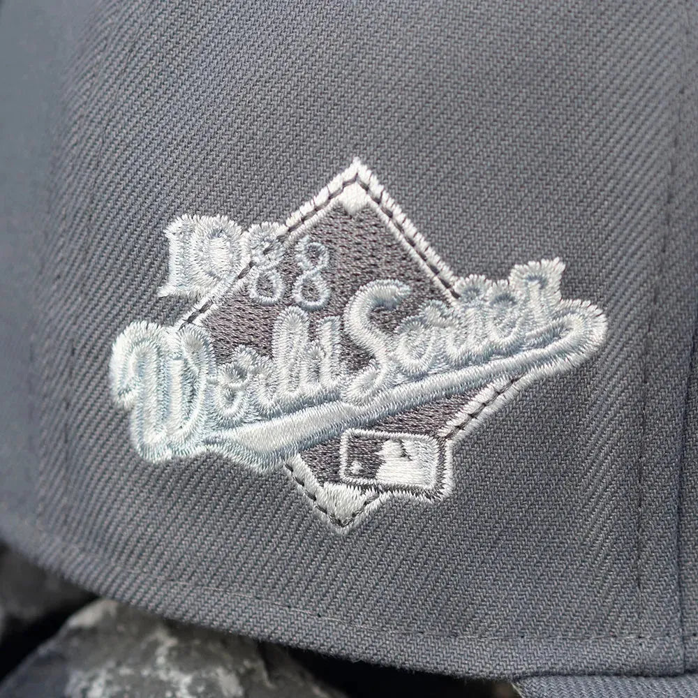LA Dodgers Gray/White 1988 World Series Cap