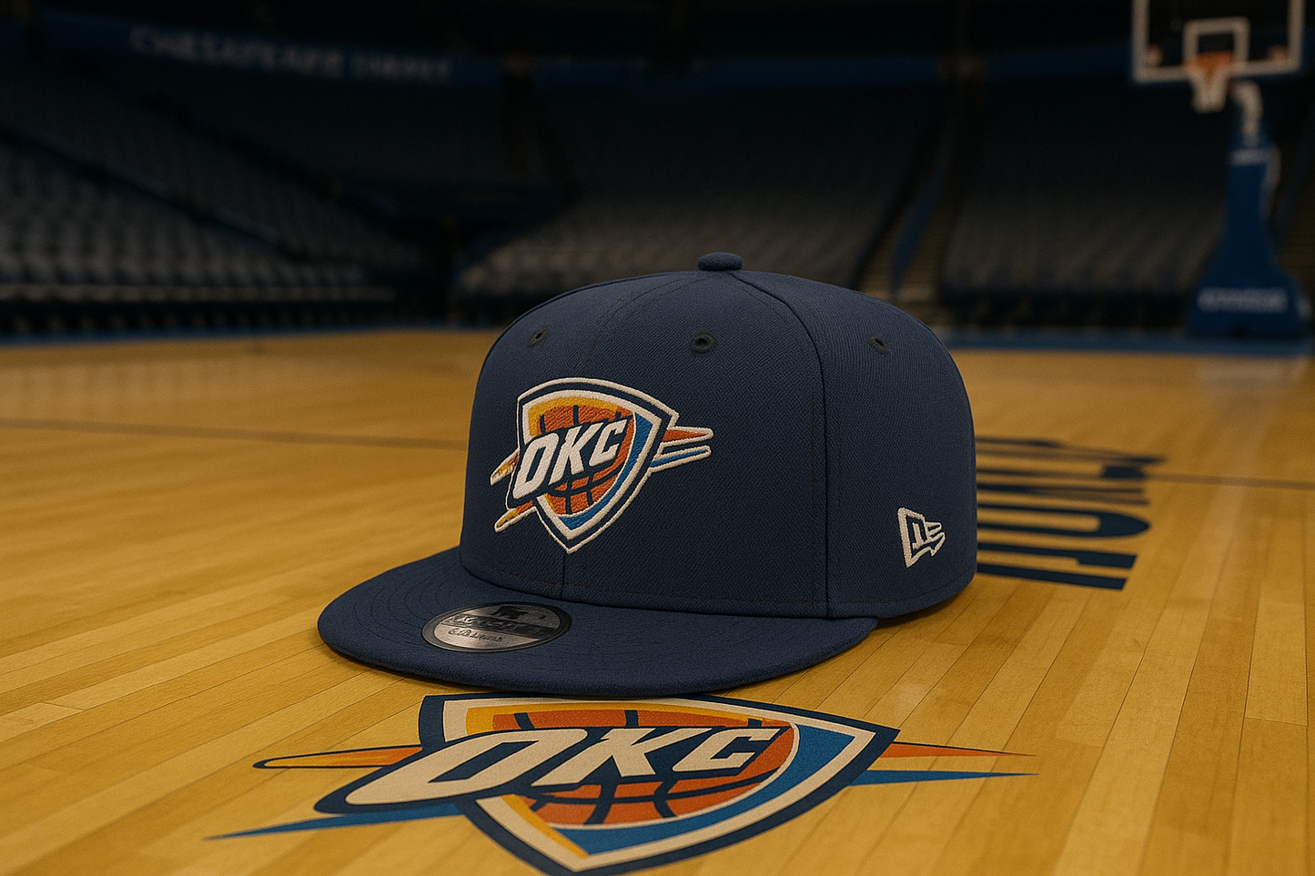Oklahoma City Thunder 2024-25 Finals Championship cap - Navy Blue